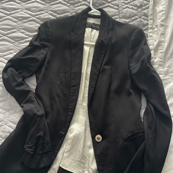 Black zara blazer - Picture 1 of 3